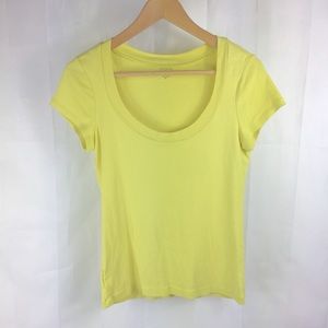 LOFT Ann Taylor scoop neck basic tee